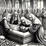 Sacred Ceremony: Saint Joanna Honors Saint John with a Burial - Art Activity