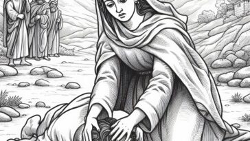 Saint Joanna’s Guiding Light: Unearthing the Sacred History with Constantine - Educational Coloring