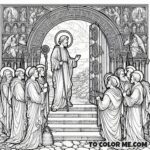 Explore the Courage of Saint John with Our Coloring Page