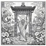 The Beloved Disciple’s Test: A Saint John Coloring Sheet