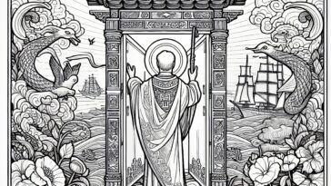 The Beloved Disciple’s Test: A Saint John Coloring Sheet
