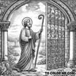 Apostle of Christ: Saint John’s Coloring Page