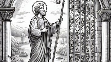 Apostle of Christ: Saint John’s Coloring Page
