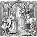 Color the Apostle’s Valor: Saint John’s Historic Moment