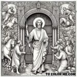 Saint John’s Divine Protection: A Coloring Page for All Ages