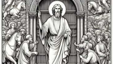 Saint John’s Divine Protection: A Coloring Page for All Ages