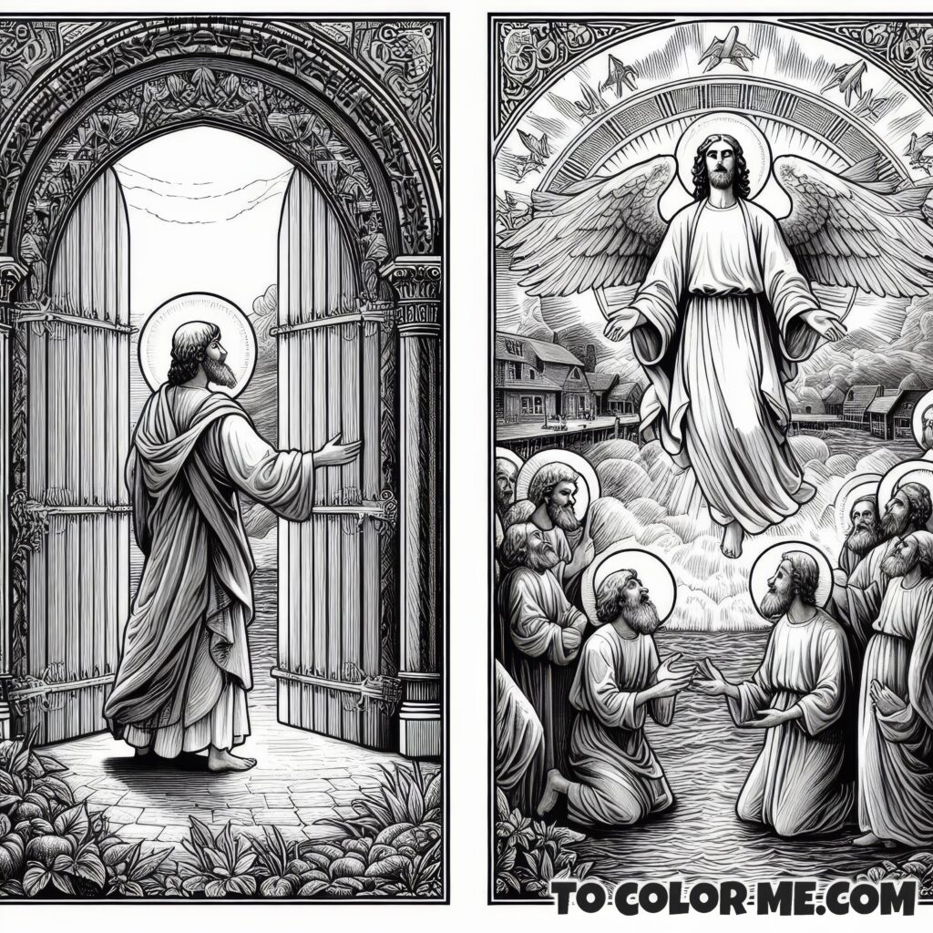 Saint John’s Faithful Stand: A Coloring Journey