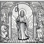 Coloring the Vigor of Youth: Saint John’s Miracle