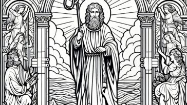 Coloring the Vigor of Youth: Saint John’s Miracle