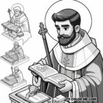 Saint John of Avila: A Coloring Page of the Spanish Reformer