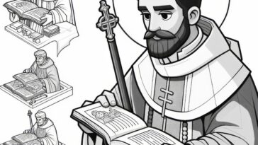 Saint John of Avila: A Coloring Page of the Spanish Reformer