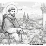 Saint John of Avila: A Coloring Tribute to the Apostle of Andalusia