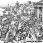 Color Through History: The Fall of Carthage and Saint Julia’s Plight - Dramatic Scenes to Paint