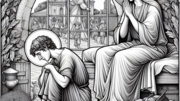 Unwavering Spirit: Saint Julia in Slavery - A Coloring Story of Resilience