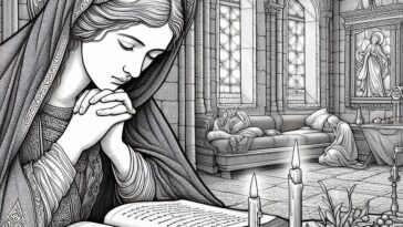Coloring the Past: Saint Julia in Her Family’s Carthage Home - A Historical Artistic Journey