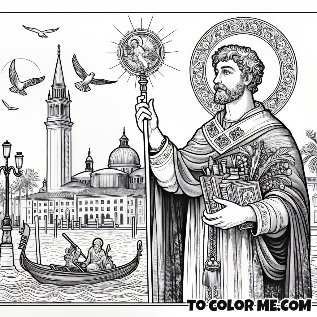 Color the Gospel: Saint Mark the Evangelist’s Life and Legacy