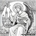 Venice’s Protector: Saint Mark the Evangelist Coloring Sheets