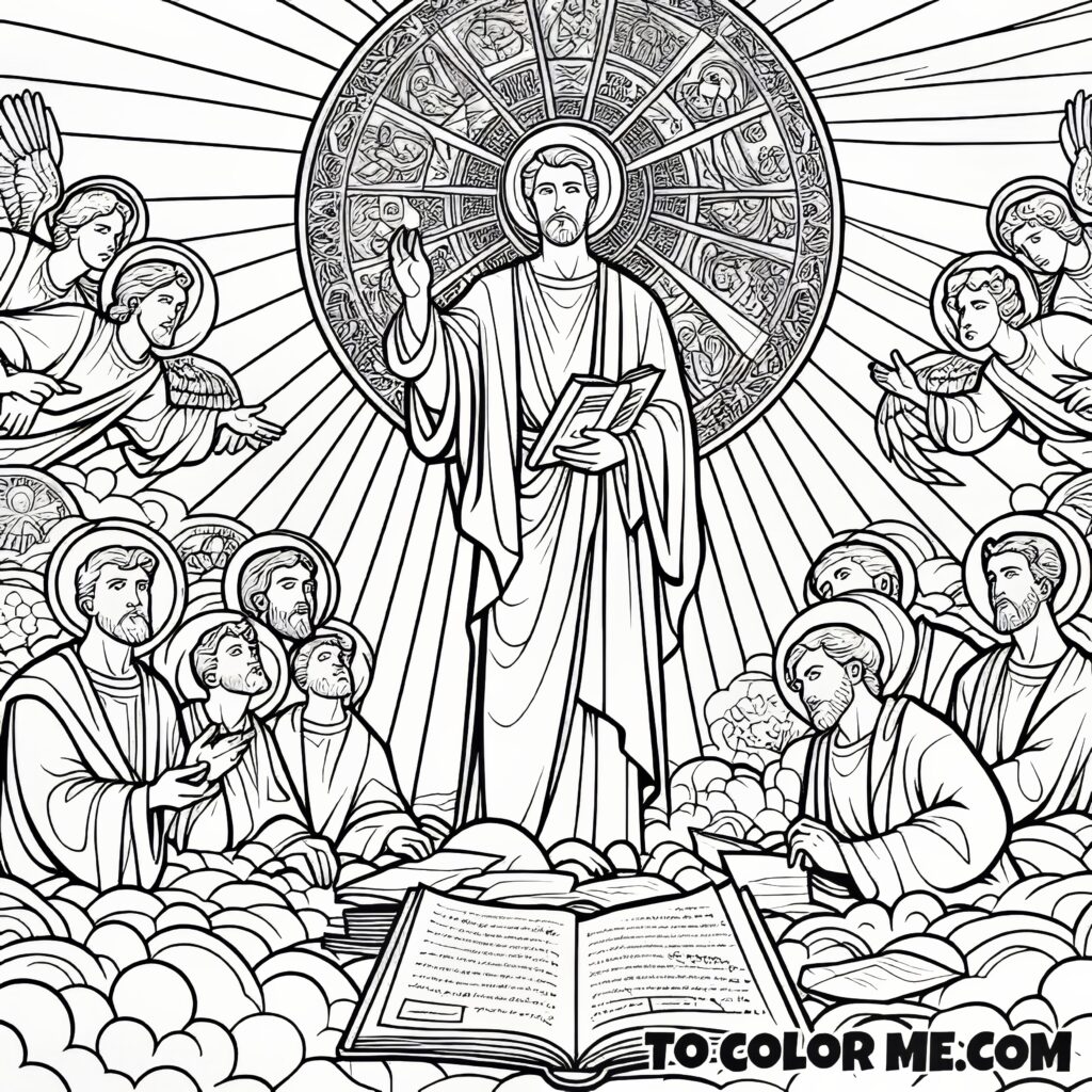 The Life of Saint Mark: A Coloring Book for the Faithful