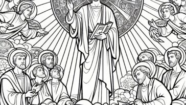 The Life of Saint Mark: A Coloring Book for the Faithful