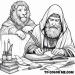 Saint Mark the Evangelist: Patron of Barristers Coloring Book