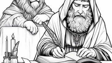 Saint Mark the Evangelist: Patron of Barristers Coloring Book