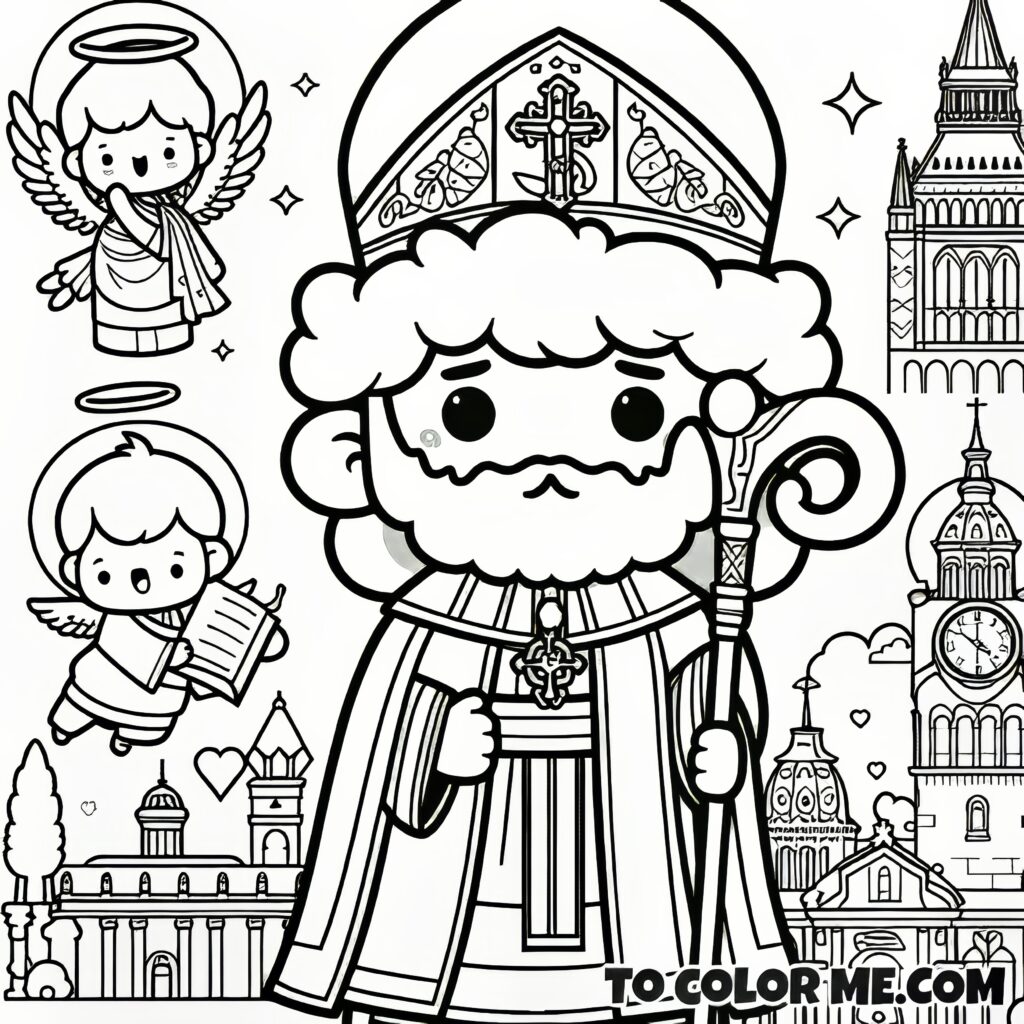 Saint Mark Coloring Pages: Bringing the New Testament to Life