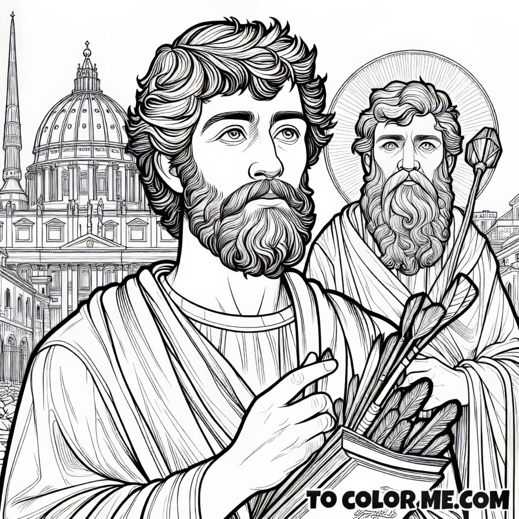 Color Your Faith with Saint Mark the Evangelist