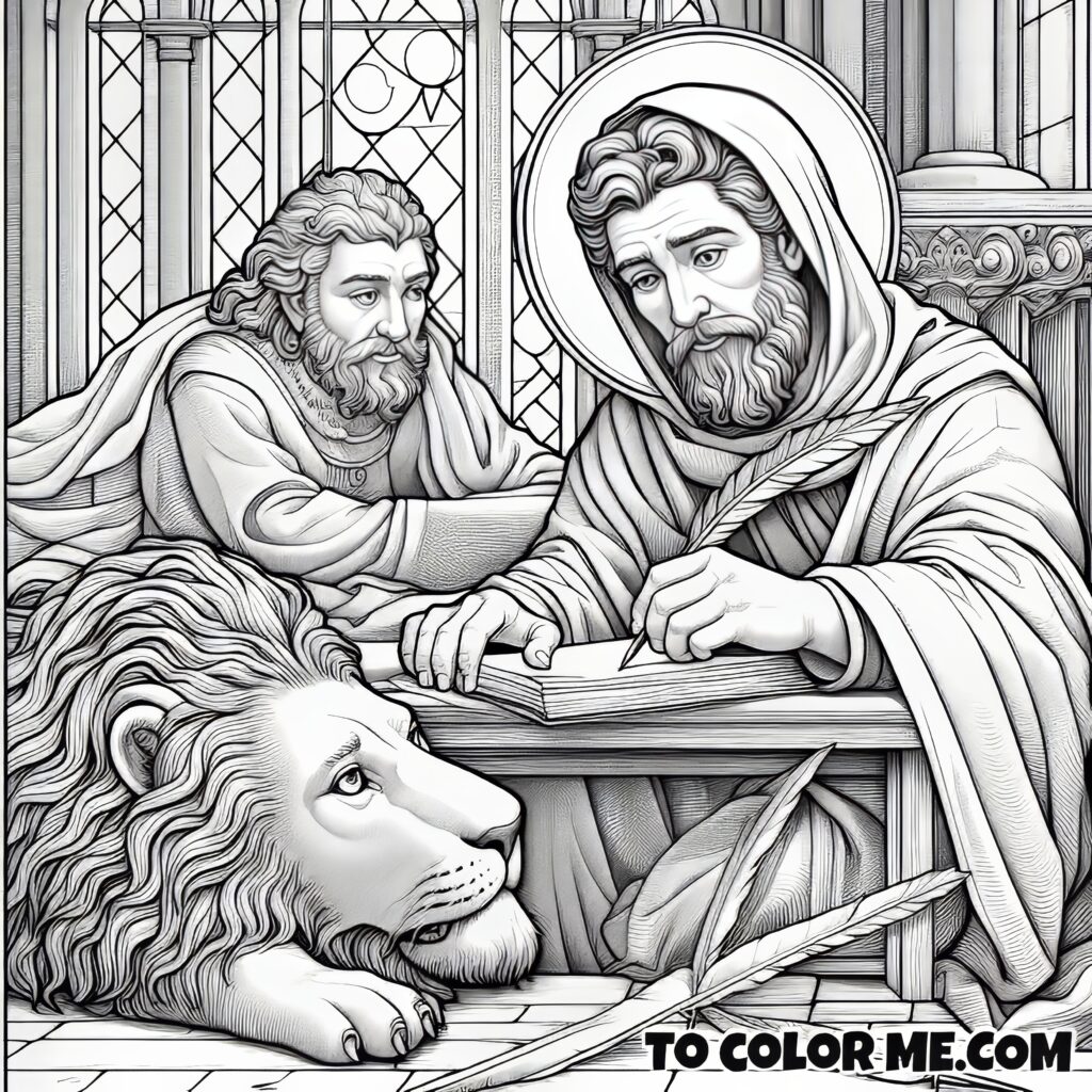 Saint Mark: Color the First Bishop of Alexandria