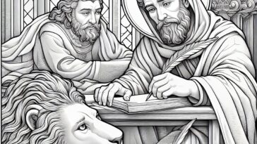 Saint Mark: Color the First Bishop of Alexandria