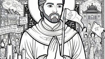Coloring Redemption: The Journey of Saint Matthew Le Van Gam