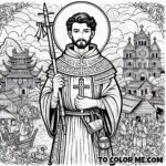 Vietnamese Saint Matthew Le Van Gam: A Coloring Tribute