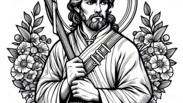 From Priesthood to Martyrdom: Saint Matthew Le Van Gam’s Coloring Story