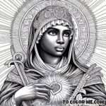 Saint Monica’s Sanctity: A Coloring Experience of Devotion