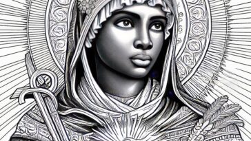 Saint Monica’s Sanctity: A Coloring Experience of Devotion