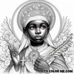 Color the Legacy of Saint Monica, Mother of a Saint