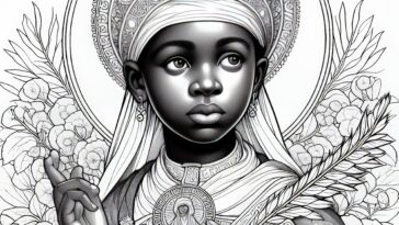 Color the Legacy of Saint Monica, Mother of a Saint