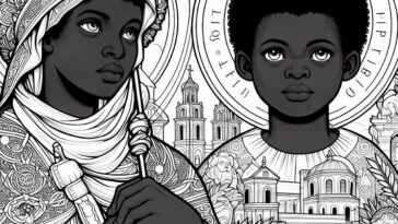 Saint Monica: Coloring the Path to Sainthood