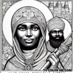 Coloring the Virtue of Saint Monica: A Story of Faith and Patience
