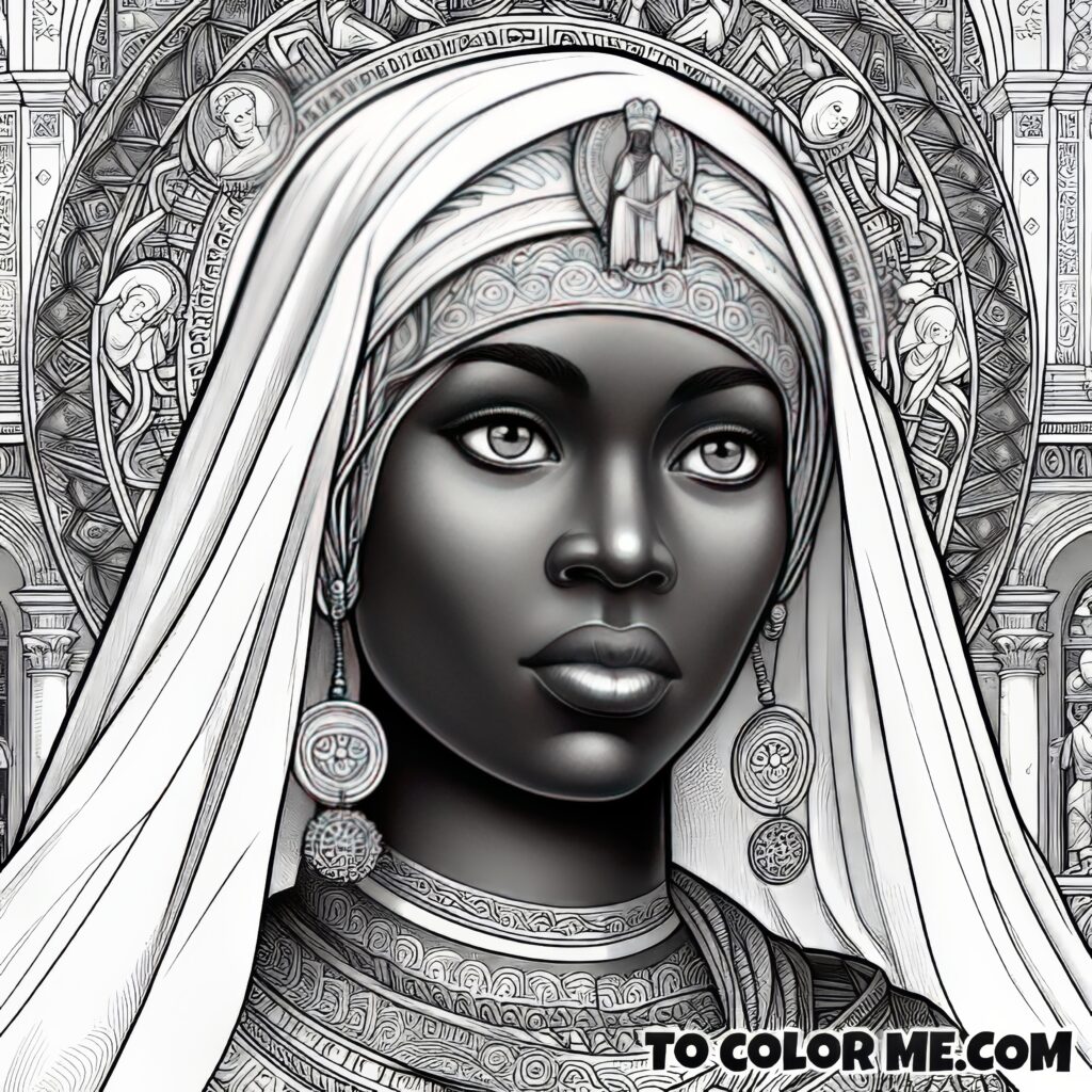 Saint Monica of Hippo: A Coloring Tribute to Augustine’s Mother – To ...