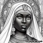 Saint Monica of Hippo: A Coloring Tribute to Augustine’s Mother