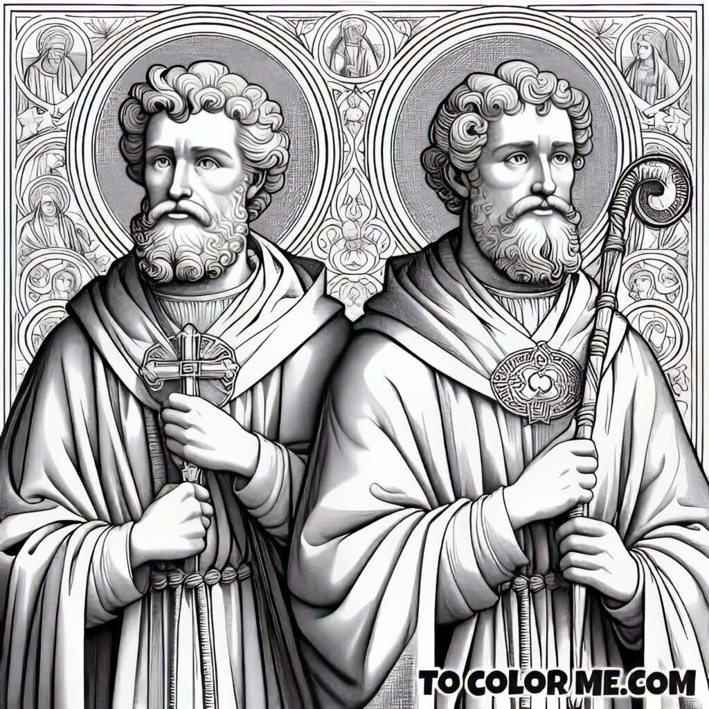 Celebrate the Lives of Saints Philip and James with Creative Coloring