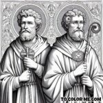 Celebrate the Lives of Saints Philip and James with Creative Coloring