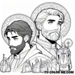 Saints Philip and James the Less: Coloring the Saints of the 1st Century