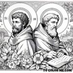 Saint Philip and James the Less: A Coloring Tribute to the Apostolic Age