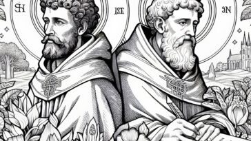 Saint Philip and James the Less: A Coloring Tribute to the Apostolic Age