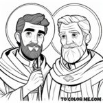 Saints Philip and James the Less: Apostolic Witnesses in Color