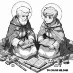 Colorful Tribute to Saint Philip and James the Less: First Century Faith