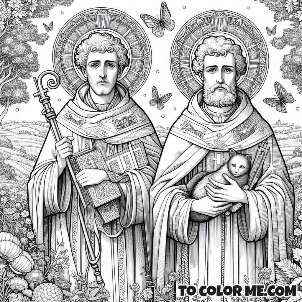 Color the Courage of Saint Philip and James the Less: Early Christian Heroes
