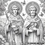 Color the Courage of Saint Philip and James the Less: Early Christian Heroes