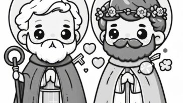 Saints Philip and James the Less: Coloring Pages for Christian Education